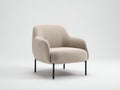 Poltrona in tessuto beige 78x73x83 cm - soggiorno - design contemporaneo