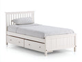 Letto singolo-legno-208x101x103 cm-bianco-country